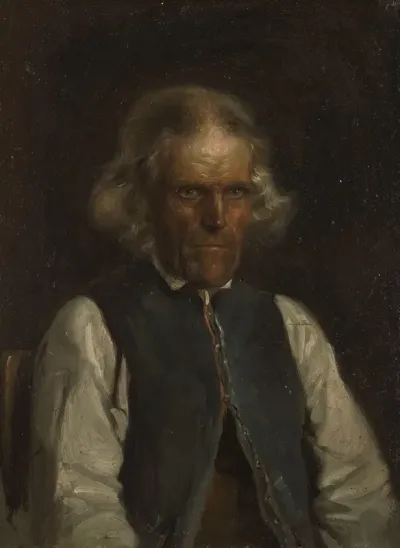 Portrait Of A Farmer From Voss