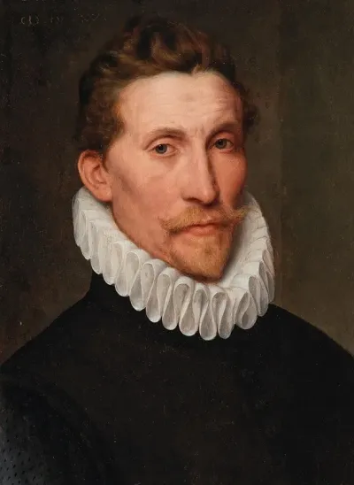 Portrait Of A Gentleman Bust Length In A White Ruff