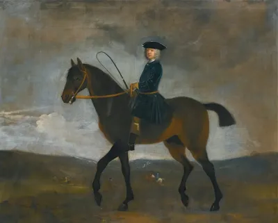 Portrait Of A Gentleman On Horseback