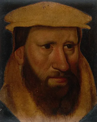 Portrait Of A Gentleman Perhaps Bishop Bonner