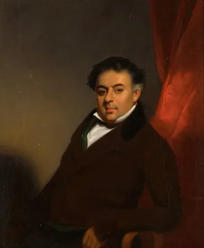 Portrait Of A Gentleman Said To Be Mr Da Silva