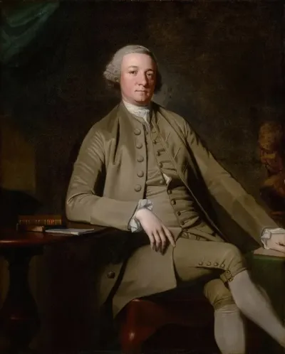 Portrait Of A Gentleman Seated Probably William Suddel Of Lancaster