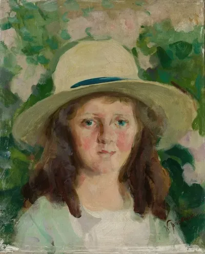 Portrait Of A Girl In A Hat