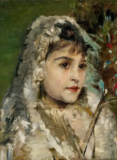 Portrait Of A Girl With Veil