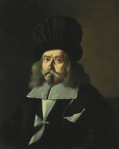 Portrait Of A Grand Master Of The Knights Of Malta Martin De Redin