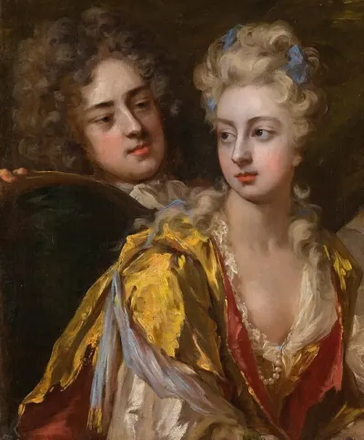 Portrait Of A Lady And A Gentleman