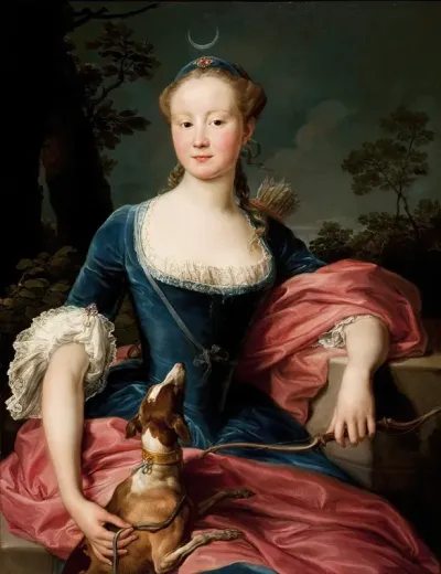 Portrait Of A Lady As Diana The Huntress