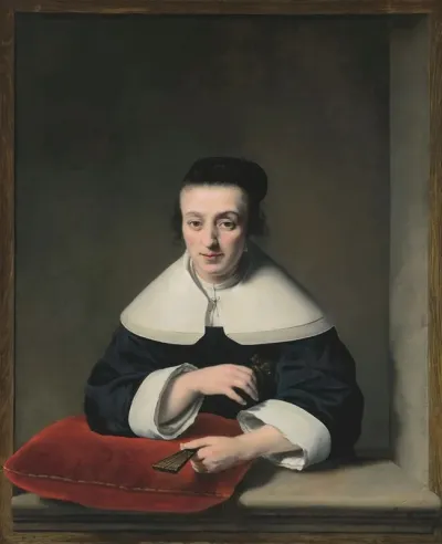 Portrait Of A Lady At A Casement