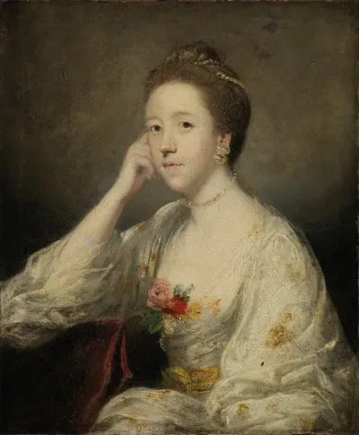 Portrait Of A Lady In White 3