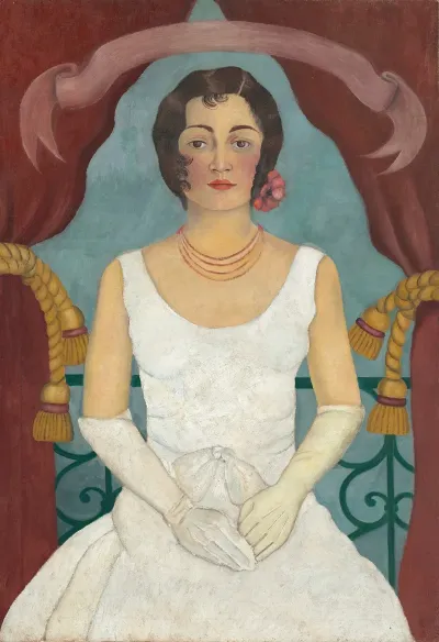Portrait Of A Lady In White 4