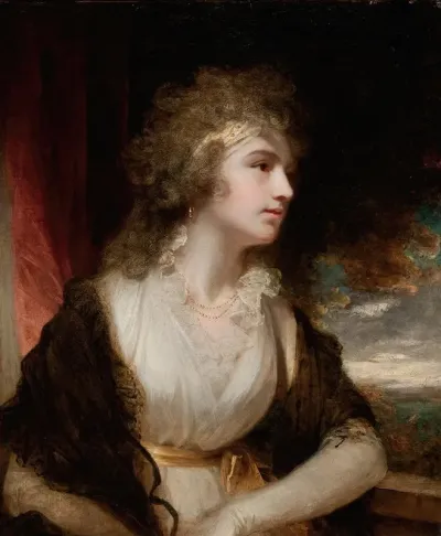 Portrait Of A Lady Possibly Mrs Charles Greeley
