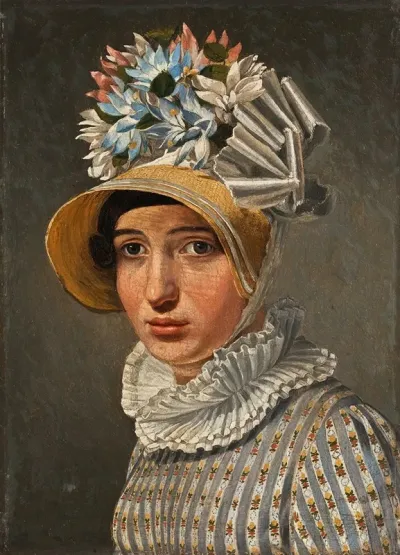 Portrait Of A Lady Probably The Roman Model Maddalena