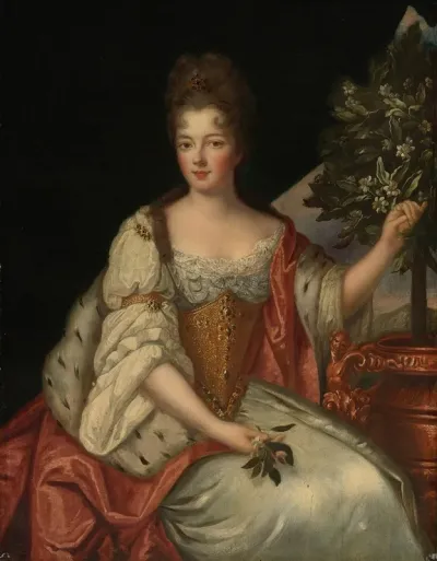 Portrait Of A Lady Said To Be The Princess De Conde