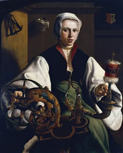 Portrait Of A Lady Spinning