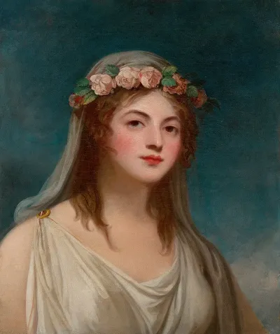 Portrait Of A Lady Traditionally Identified As Emma Hamilton