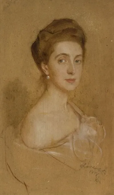 Portrait Of A Lady With A Pearl