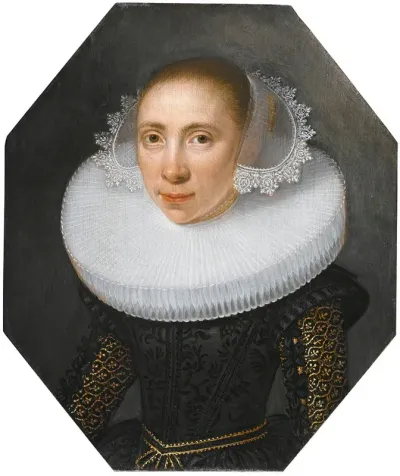 Portrait Of A Lady With A White Ruff