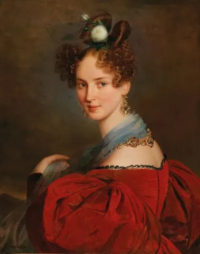 Portrait Of A Lady With Transylvanian Jewellery