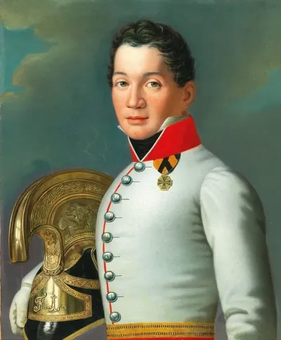 Portrait Of A Lieutenant Of The 4th Upper Austrian And Salzburg Dragoons