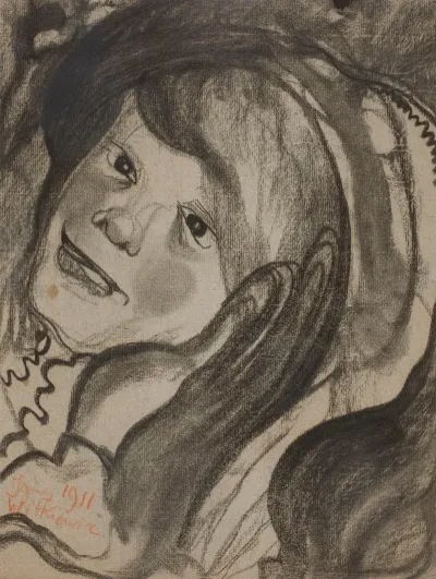 Portrait Of A Little Girl Haneczka Solska