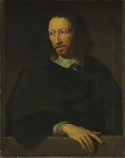Portrait Of A Man After Philippe De Champaigne Louvre