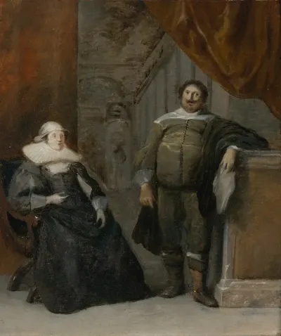 Portrait Of A Man And Woman