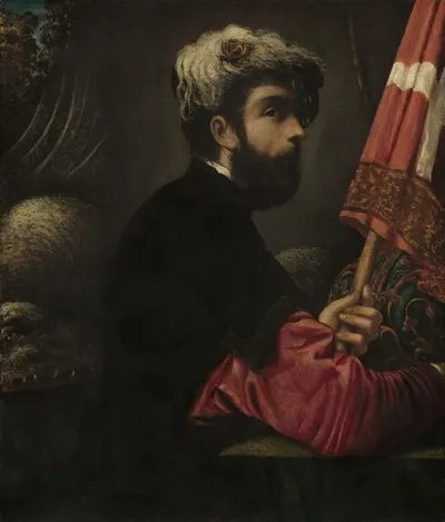 Portrait Of A Man As Saint George