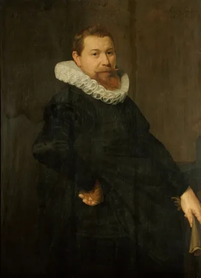Portrait Of A Man Called Jan Van Foreest 1586 1651