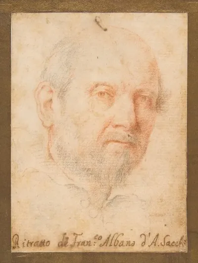 Portrait Of A Man Francesco Albani