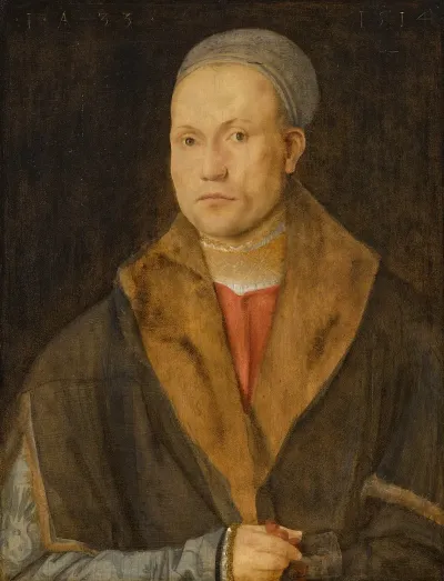 Portrait Of A Man Here Identified As Christoph Scheurl 1481 1542