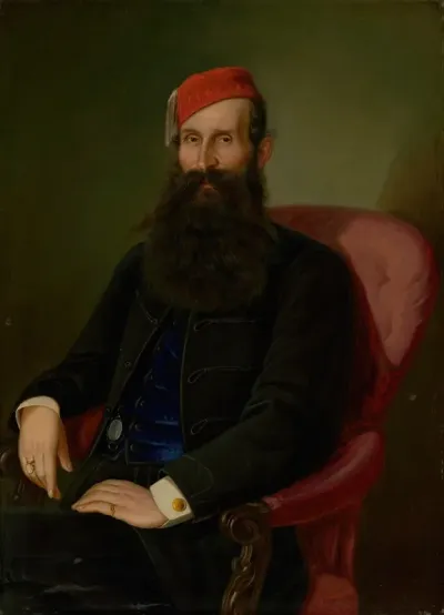 Portrait Of A Man In A Fez Portrait Of Koloman Kubiny