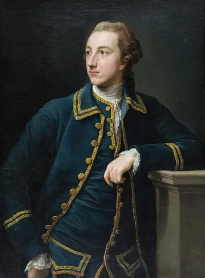 Portrait Of A Man In A Green Suit