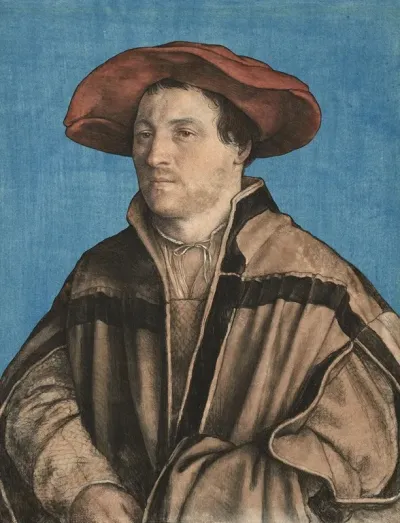Portrait Of A Man In A Red Beret