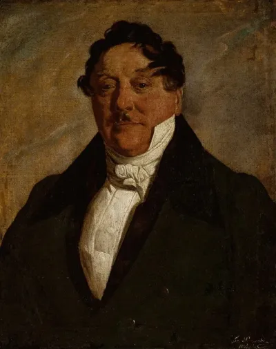 Portrait Of A Man In A White Jabot