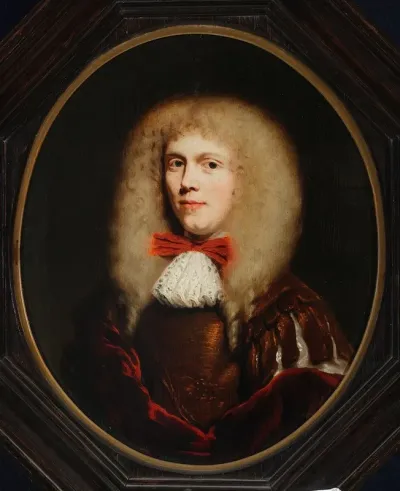 Portrait Of A Man In A Wig