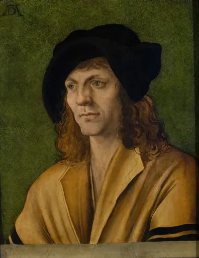 Portrait Of A Man In A Yellow Jacket