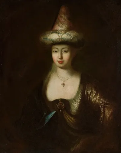 Portrait Of A Man In An Oriental Costume
