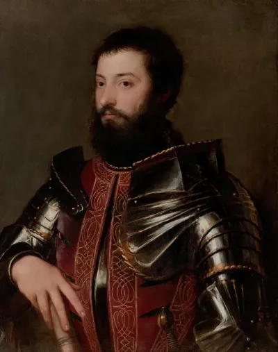 Portrait Of A Man In Armor