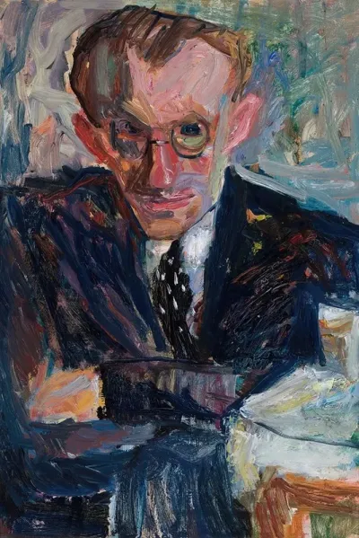 Portrait Of A Man In Glasses