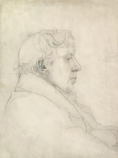 Portrait Of A Man In Profile 2