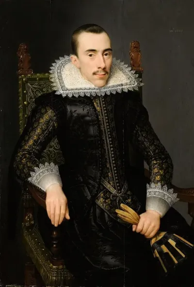 Portrait Of A Man Possibly Walterus Fourmenois 1596 1653