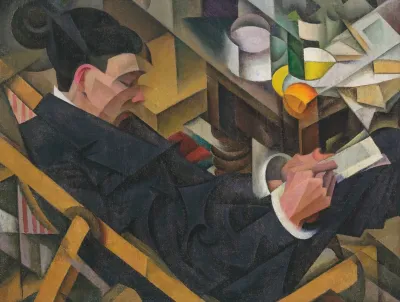 Portrait Of A Man Reading 2