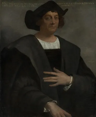 Portrait Of A Man Said To Be Christopher Columbus Born About 1446 Died 1506