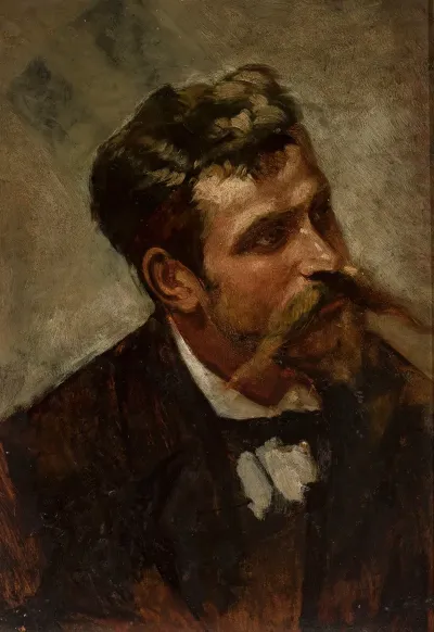 Portrait Of A Man Study