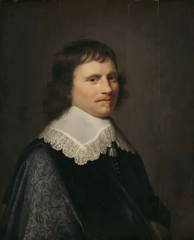 Portrait Of A Man Thought To Be Salomon Van Schoonhoven 1617 1653 Lord Lieutenant Of Putten