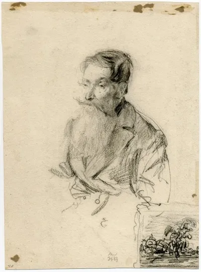 Portrait Of A Man With A Beard