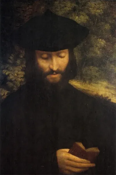 Portrait Of A Man With A Book