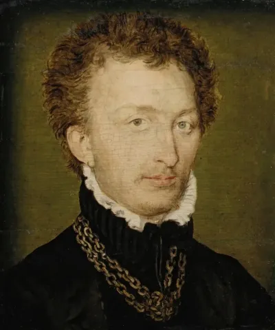 Portrait Of A Man With A Gold Chain