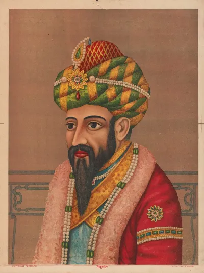 Portrait Of A Man With A Jeweled Turban