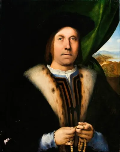 Portrait Of A Man With A Rosary 3